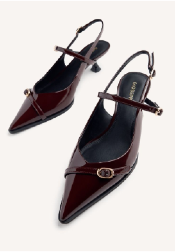 ZAPATOS TACÓN  EFECTO CHAROL SABIN