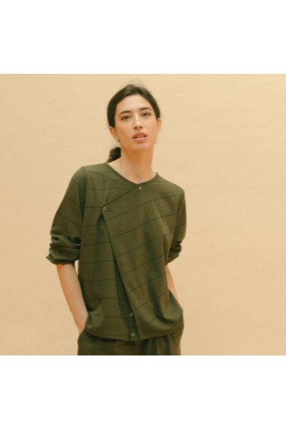 Camisa cuadros botoneras