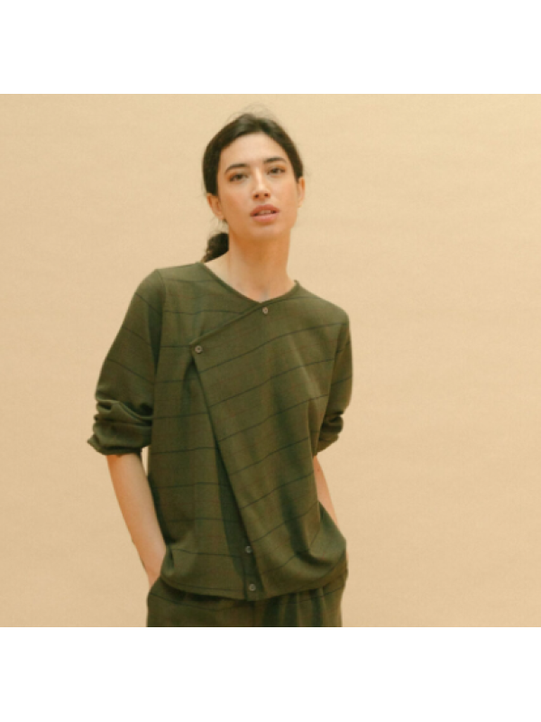 Camisa cuadros botoneras