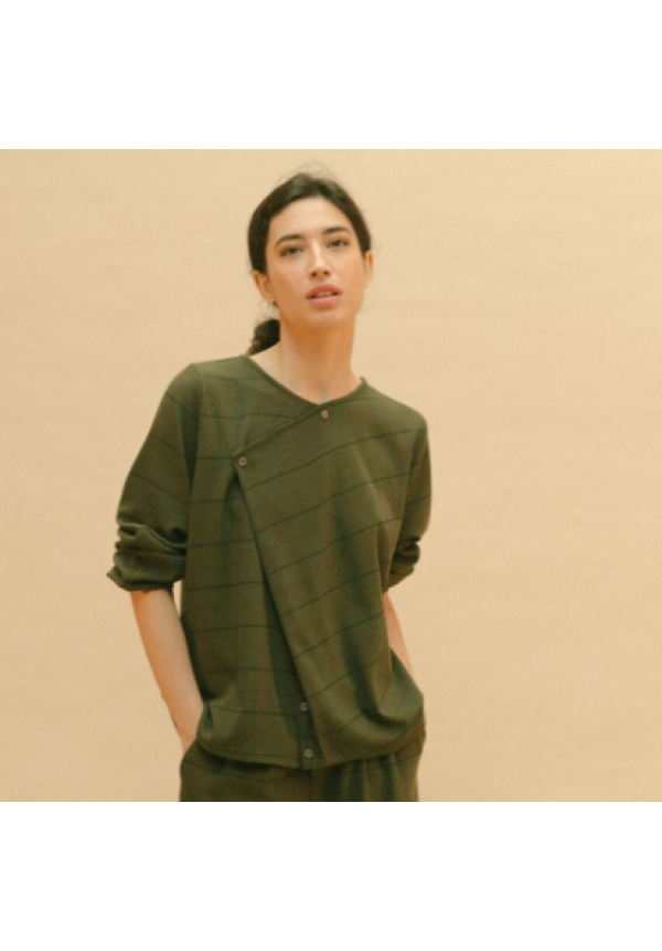 Camisa cuadros botoneras