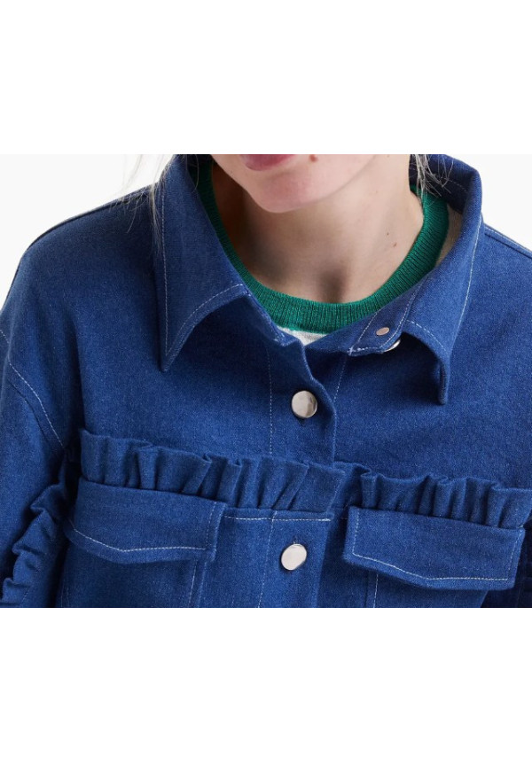 Chaqueta vaquera con Volantes