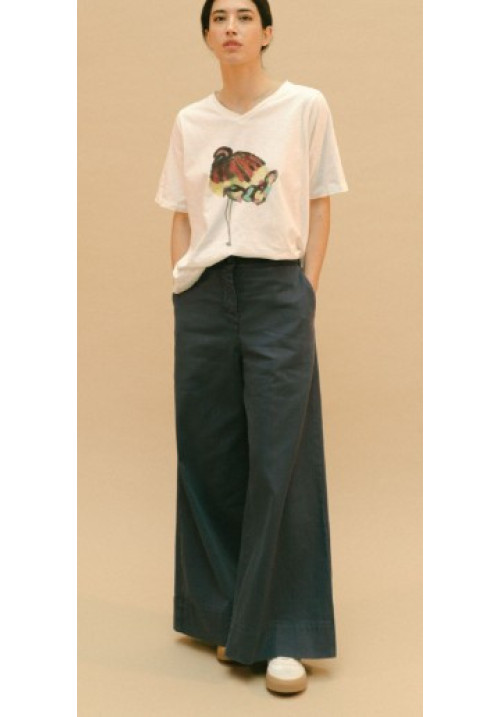 Camiseta Blanca Estampada