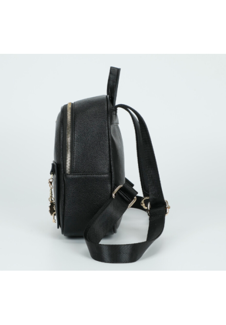 Mochila pequeña con cadena negra