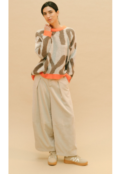 Jersey de cuello redondo