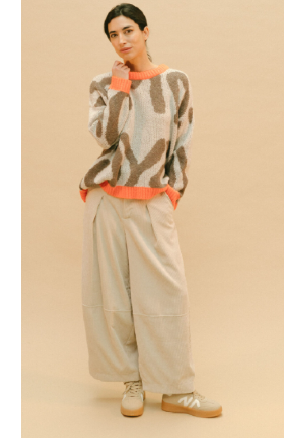 Jersey de cuello redondo