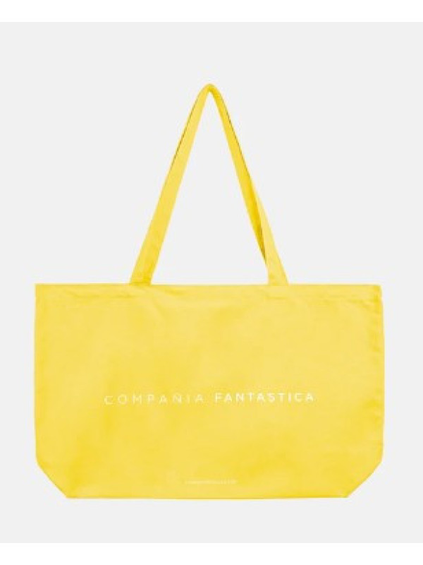 Bolsa tote Compañía Fantástica Amarillo