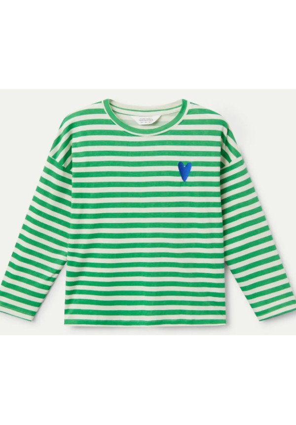 Camiseta rayas verdes 