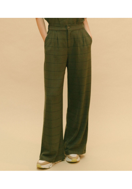 Pantalón recto de pinzas