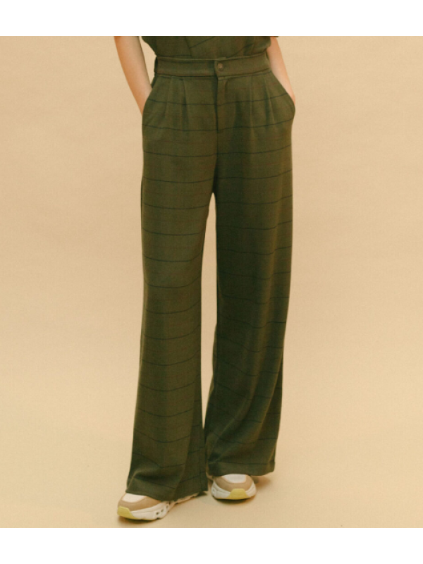 Pantalón recto de pinzas