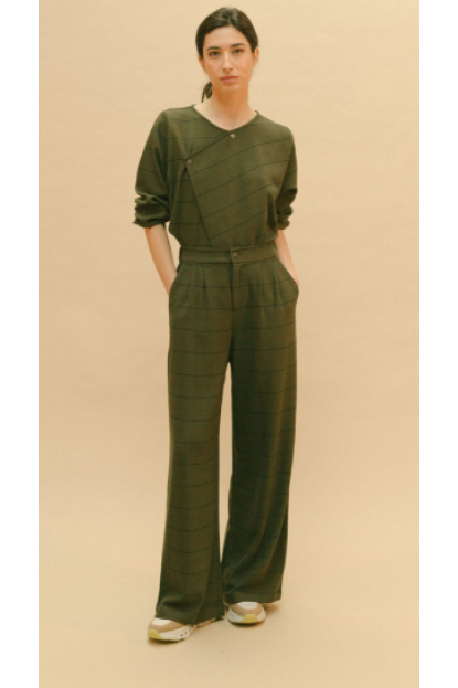 Pantalón recto de pinzas