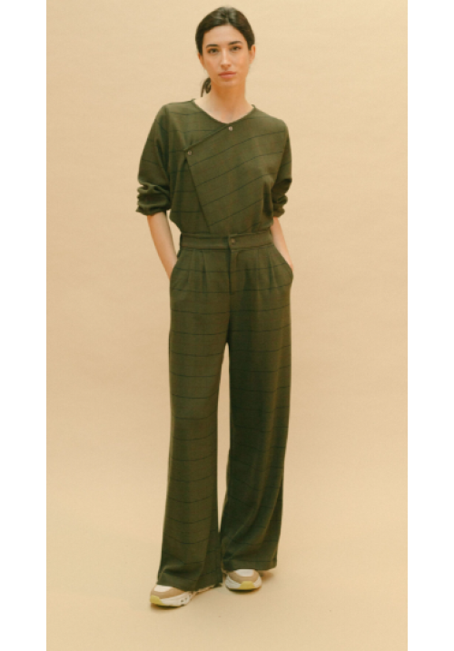 Pantalón recto de pinzas